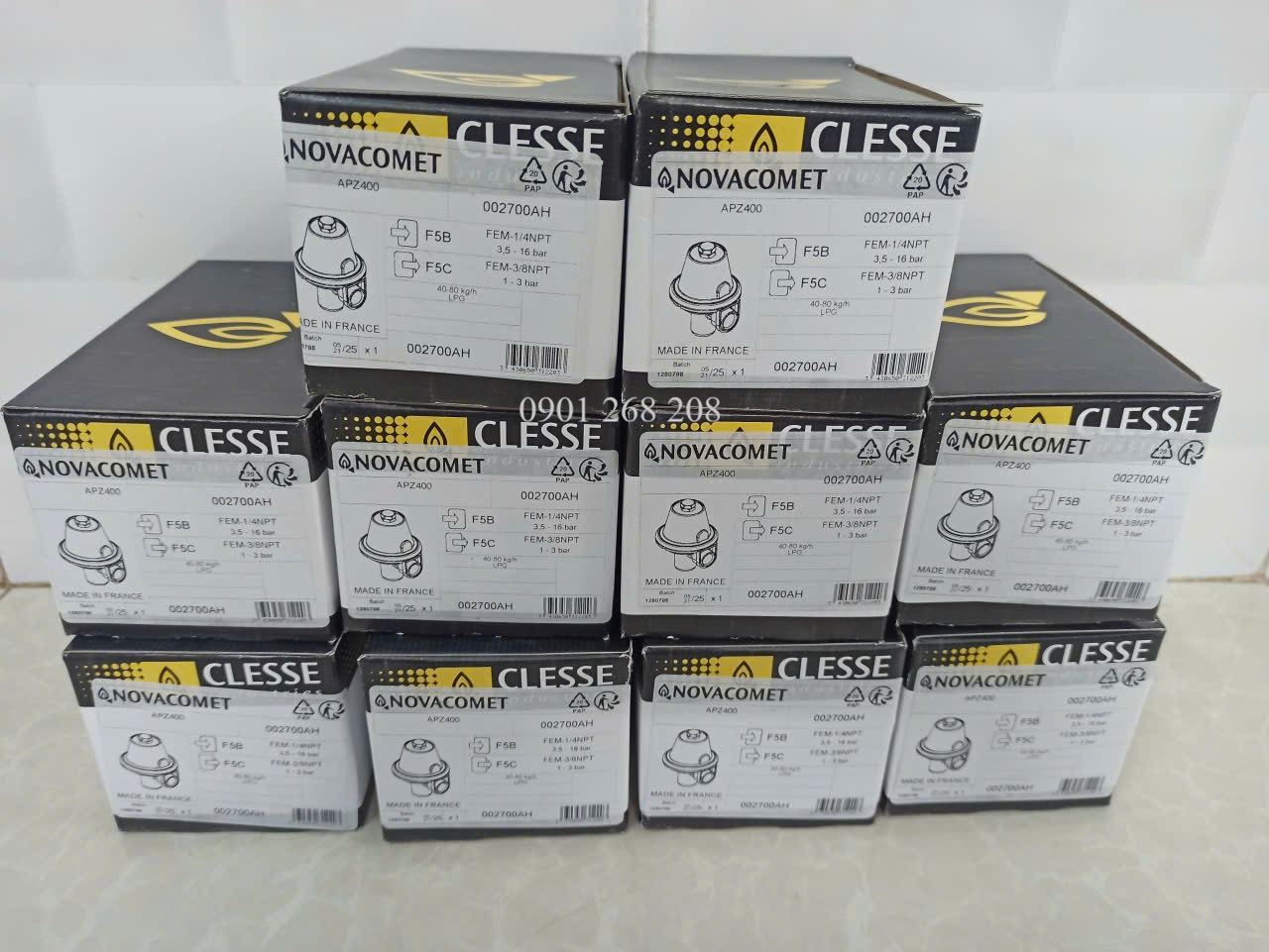 van giam ap APZ400 002700AH Novacomet Clesse